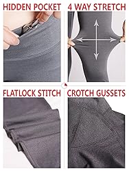 CADMUS High Waist Workout Capri for Women,2