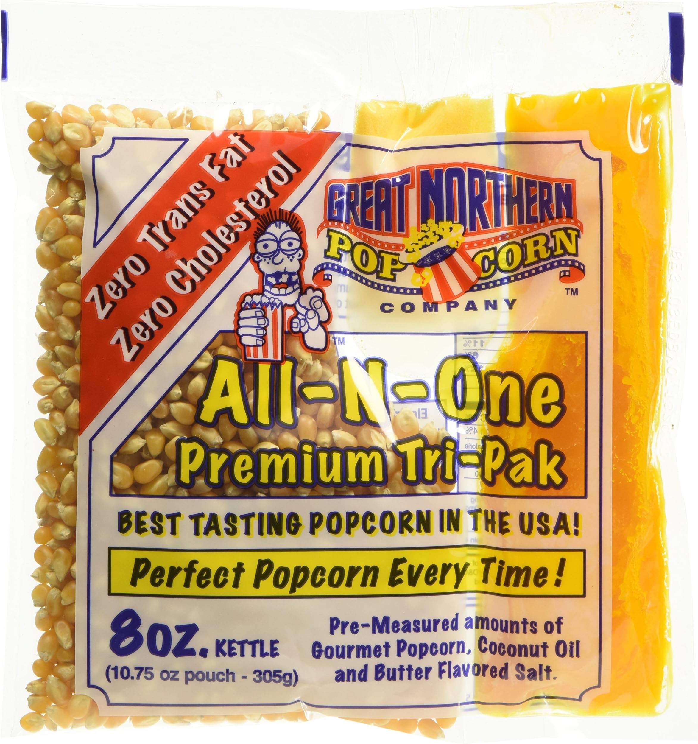 Great Northern Popcorn 8 oz. Popcorn Portion Packs - Case of 24 by Great Northern Popcorn Company