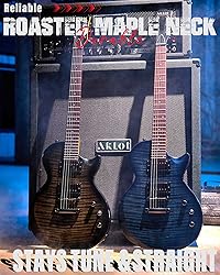 AKLOT Lorien Electric Guitar Kit: Roasted Maple