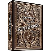 theory11 Citizen Playing Cards,Brown | Poker Deck for Magic, Cardistry, Game Night, Party Games, Solitaire, Blackjack, Gifts for Magicians &amp; Card Collectors