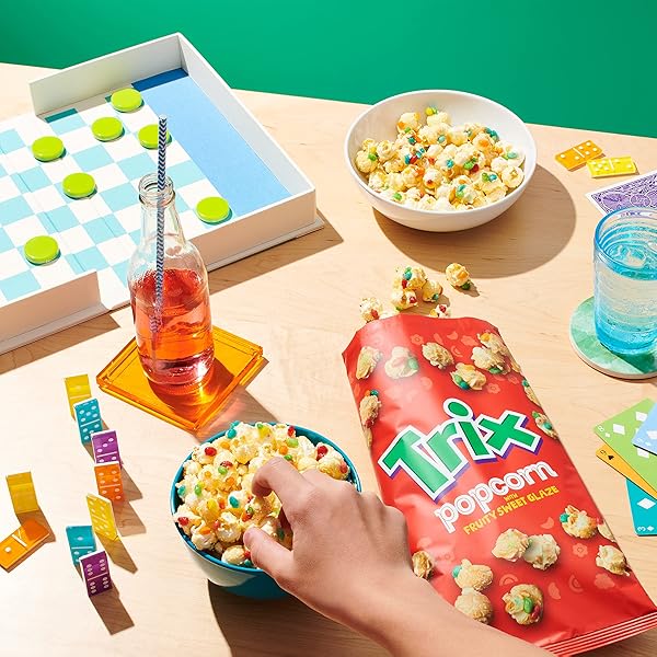 TRIX POPCORN SNACK WITH FRUITY SWEET GLAZE, SNACK BAG, 7 OZ