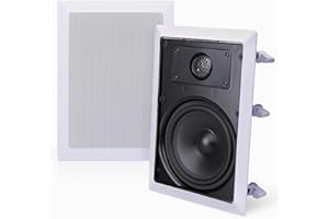 Pyle 150 Watts 5.25'' In-Wall / In-Ceiling Stereo Speakers - 2-Way Flush Mount Stereo Sound Speakers | 5-1/4'' Midbass Speake