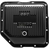 Th 400 Transmission Pan TH350 Transmission Pan - Steel Replacement Pan For GM Turbo 350 (2" Depth) - Black Finish With Drain Plug Th350 Deep Pan - Foto 6