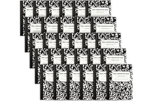 feela Mini Composition Notebook, Cute 30 Pack Black Narrow Ruled Mini Composition Books Bulk, Small Pocket Marble Journal Notebooks for Kids Students College Office, Pocket Size 4.5 x 3.25 in