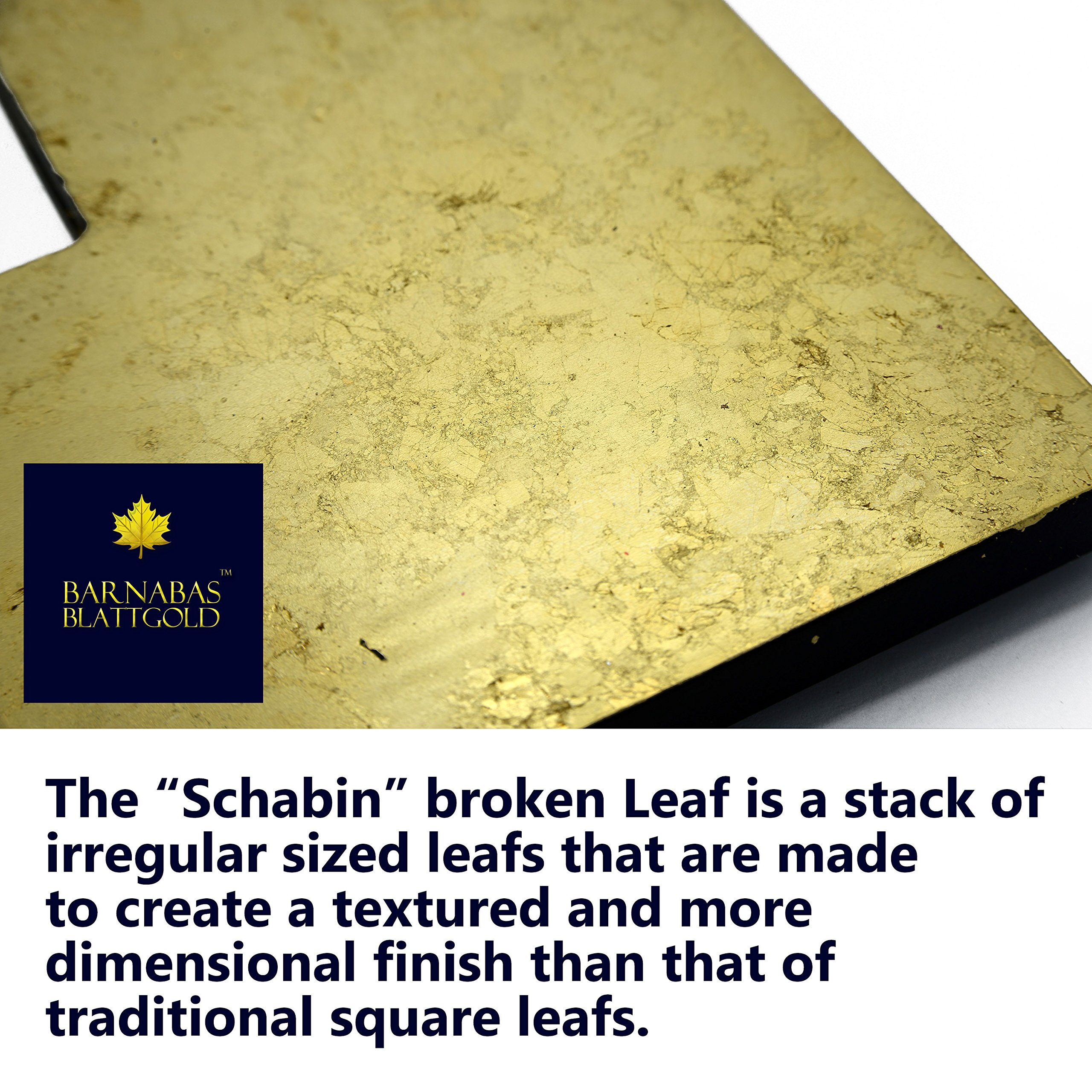 BARNABAS BLATTGOLD Imitation Gold Leaf Schabin Flakes 30g