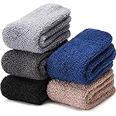 EBMORE Fuzzy Socks Warm Winter Slipper Fluffy Sleep Cozy Comfy Cabin Socks for Mens Womens