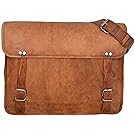 Gusti Leder nature "Matthew" Bolso Bandolera Universidad Clases Trabajo Oficina Unisex Mujer Hombre Carpetas Libros Portátil Documentos Elegante Sencillo Necesario Tiempo libre Retro Estilo Marrón Vintage De Piel U17