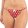 Satini Women's Tanga Bikini Briefs Satin Panties