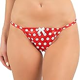 Satini Women's Tanga Bikini Briefs Satin Panties
