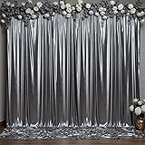 Outpain Thick 10 ft x 10 ft Black Silver Sequin
