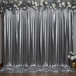 Outpain Thick 10 ft x 10 ft Black Silver Sequin