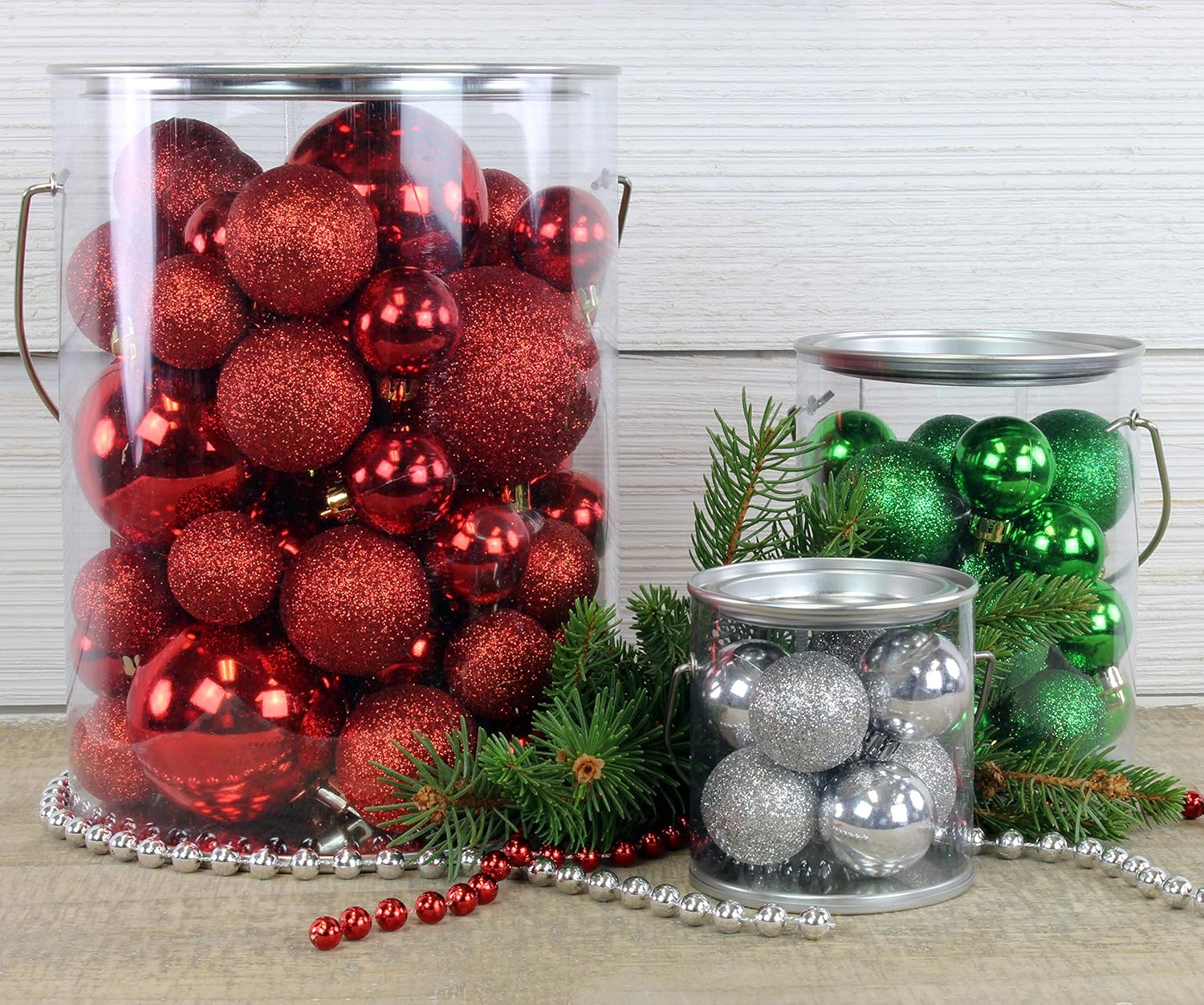 Amazon.com: Lote de 2 botes de pintura de plástico ...