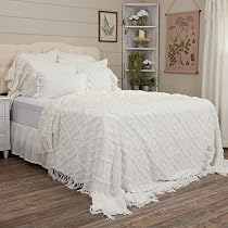 Amazon.com: Piper Classics Harmony King Size Bedspread Coverlet w ...