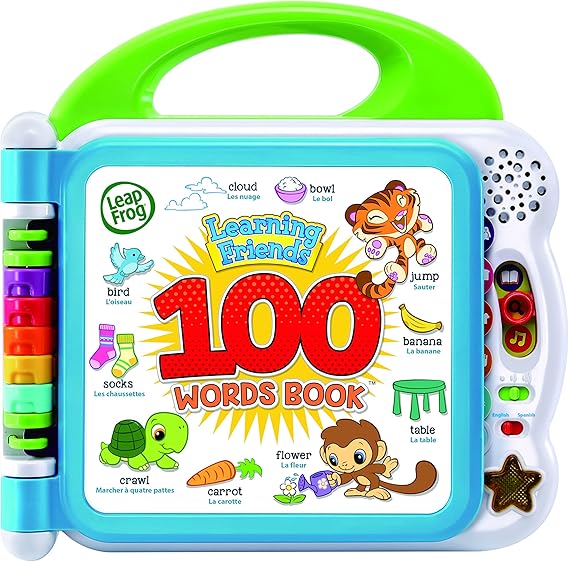 LeapFrog 601503 Learning Friends 100 Words Baby Book Educational and