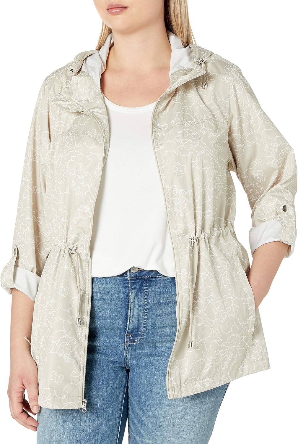 anorak jacket women's plus size