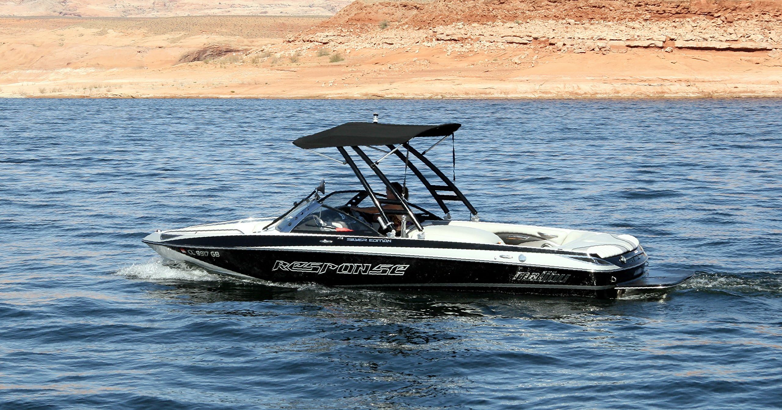 Monster Over The Top Bimini - Standard Black - MT2