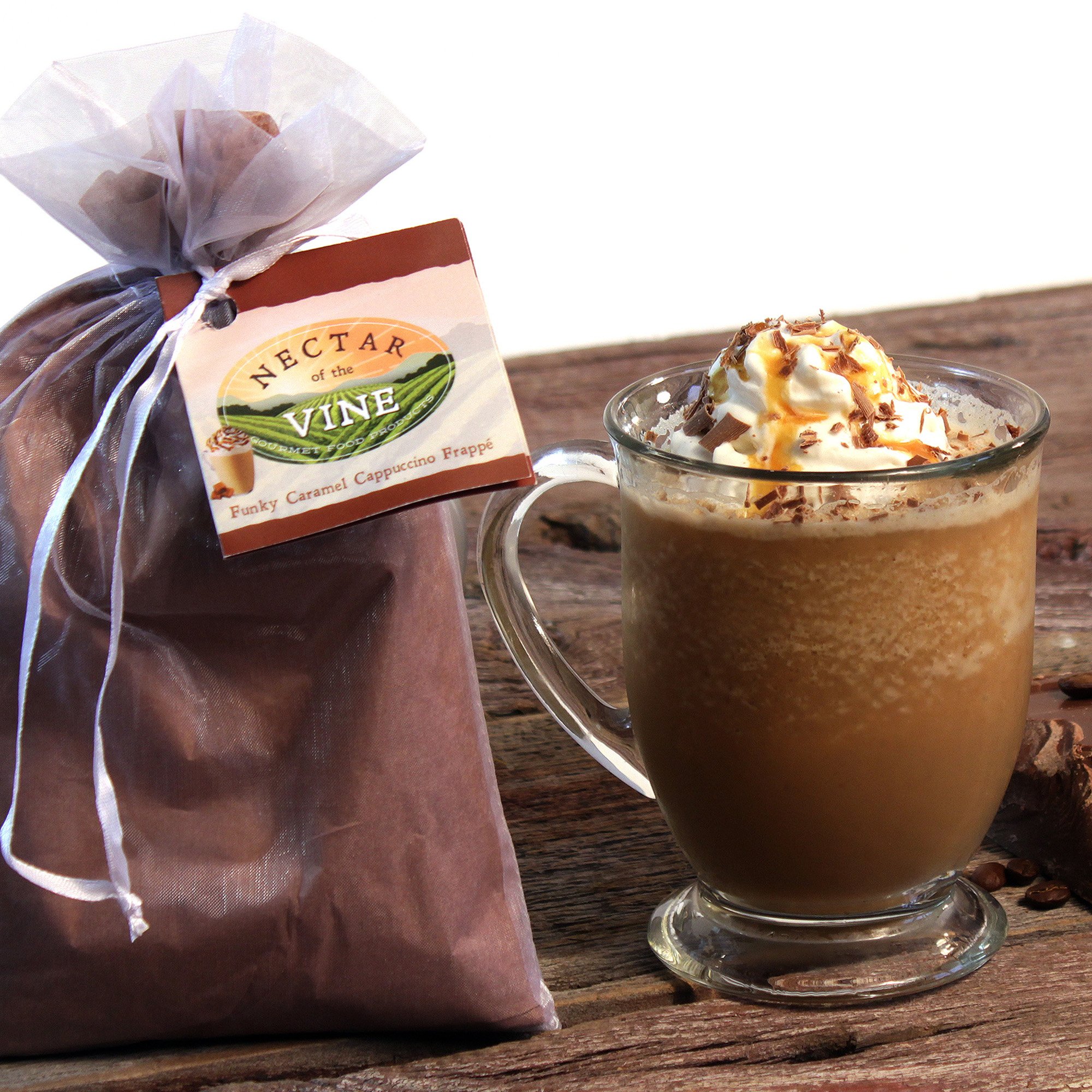 Frozen Cocktail Frappe Mix (Funky Caramel Cappuccino)