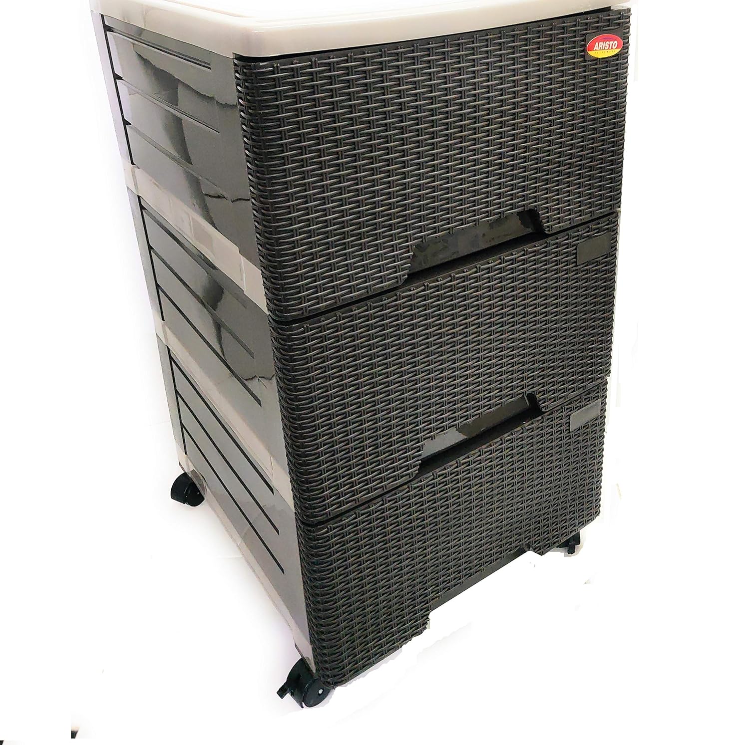 Aristo Multipurpose 3 Plastic Drawers Xl Size Modular Chest