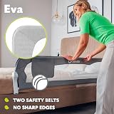 Lionelo Eva Bed Guard for Toddlers 150 x 42 cm Universal Folding Rail view 3