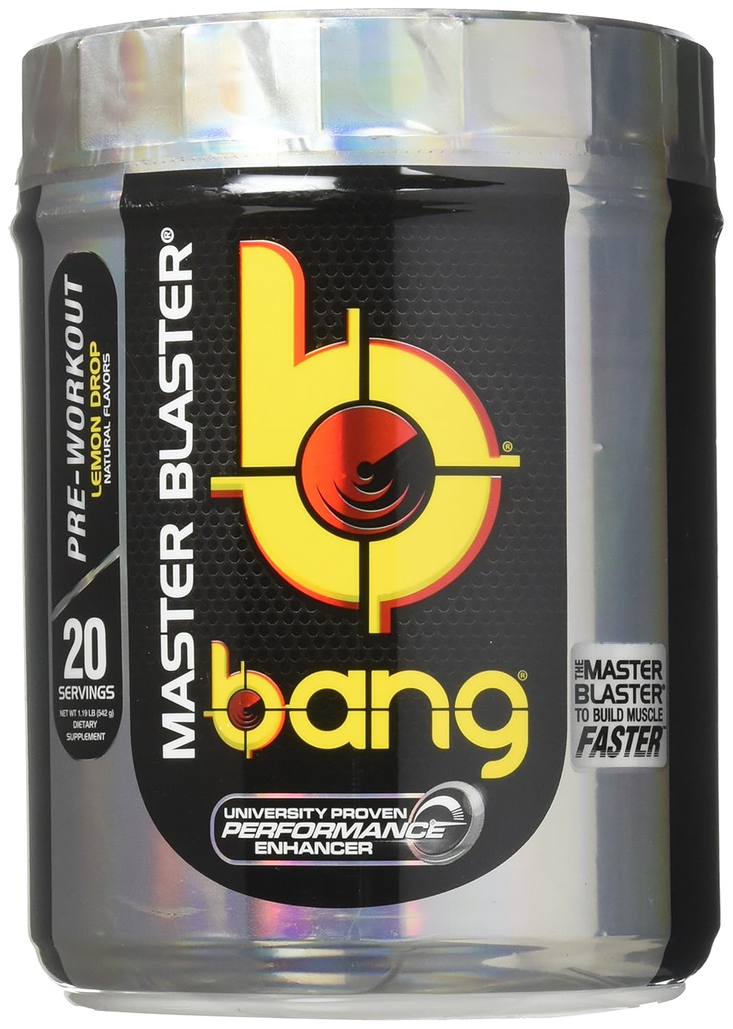 Amazon.com: VPX Bang Pre-Workout Master Blaster, Lemon Drop, 20 Servings: Health & Personal Care
