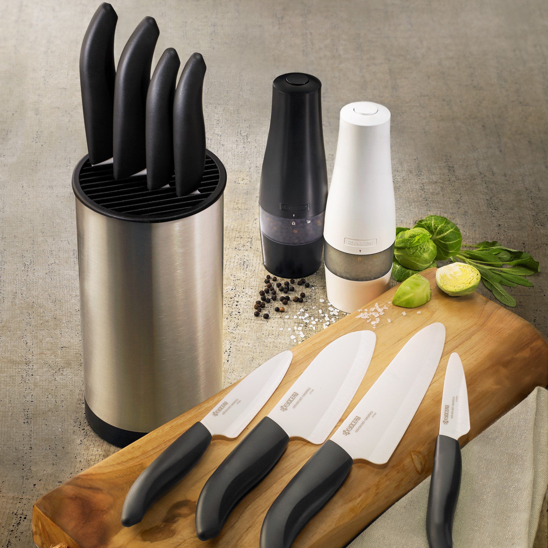 Kyocera Advanced Ceramics Revolution Series 3Piece Ceramic Knife Set