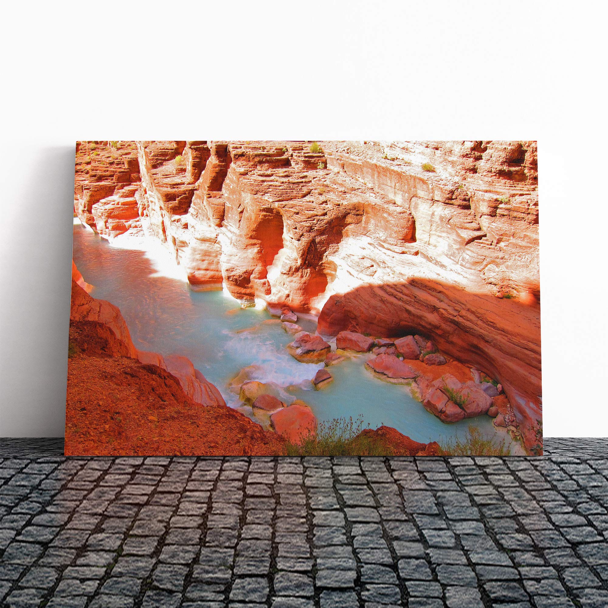The Grand Canyon (2) Canvas Print | Gallery Wrapped 30mm Frame Wall Art | 20x14 inches | Ready to Hang | Modern Landscape Picture | Living Room Bedroom Lounge Office