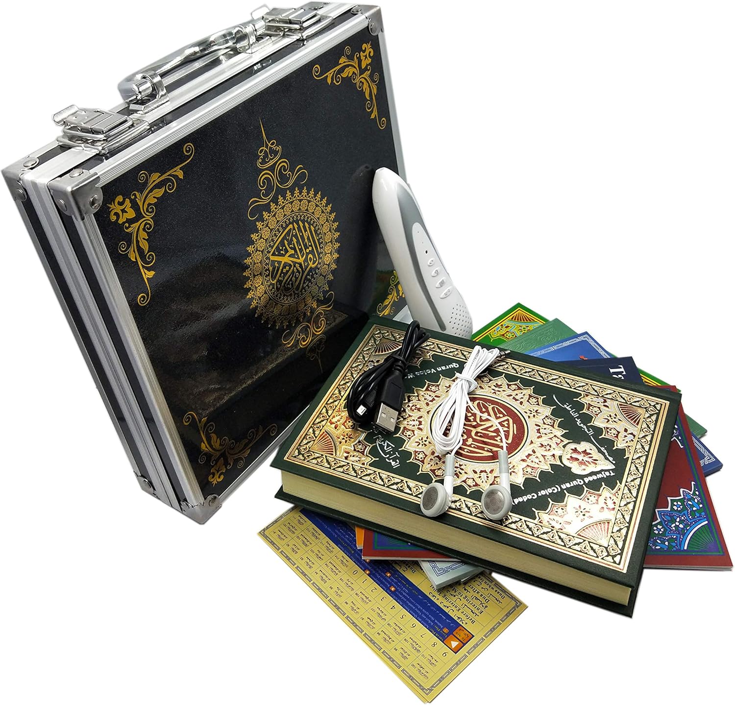 Modelshow 16GB Digital Quran Read Pen Islamic Smart Electronic Talking WordbyWord Digital Holy