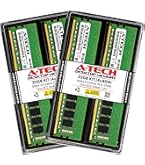 A-Tech 32GB (4x8GB) DDR4 2400 MHz UDIMM PC4-19200 (PC4-2400T) CL17