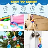 JOYIN 30 PCS Round Pop Fidget Keychains Stress Relief Toys view 4
