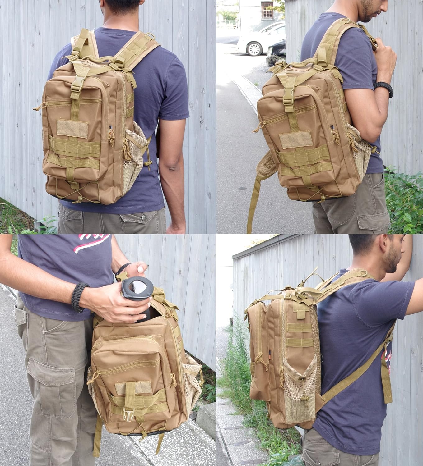 Amazon ワンチャー Wancher ミリタリー 小型 バックパック アウトドア 対応 バック Ryck151 イエロー Wancher タウンリュック ビジネスリュック