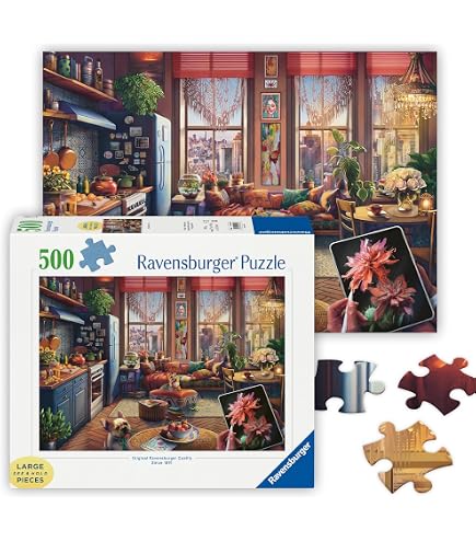 Ravensburger – Puzzle 500 Pièces – Cottage Rêveur – Pour Adultes Et Enfants Dès 10 Ans