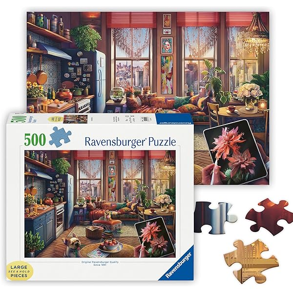 Amazon.com: Ravensburger The Puzzler's Desk 1000 Piece Jigsaw