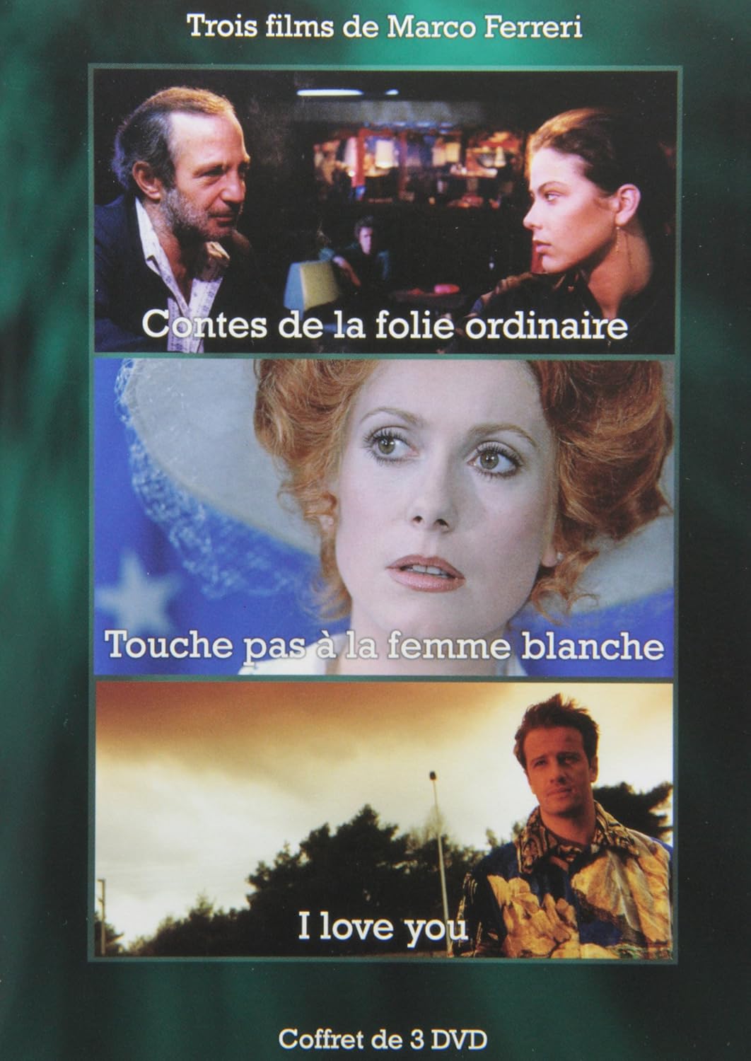 Trois films de Marco Ferreri Contes de la Folie Ordinaire / Touche Pas a la Femme Blanche / I Love You: Amazon.es: Cine y Series TV