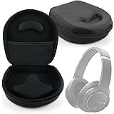 Hard 'Shell' EVA Headphone Case (Black) - Compatible with Sony MDR-ZX770BN | MDR-ZX330BT Bluetooth Headphones - by DURAGADGET