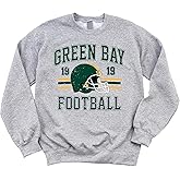Olive Loves Apple Vintage Green Bay 1919 Football Sweatshirt for Men Women and Kids Distressed Game Day Pullover