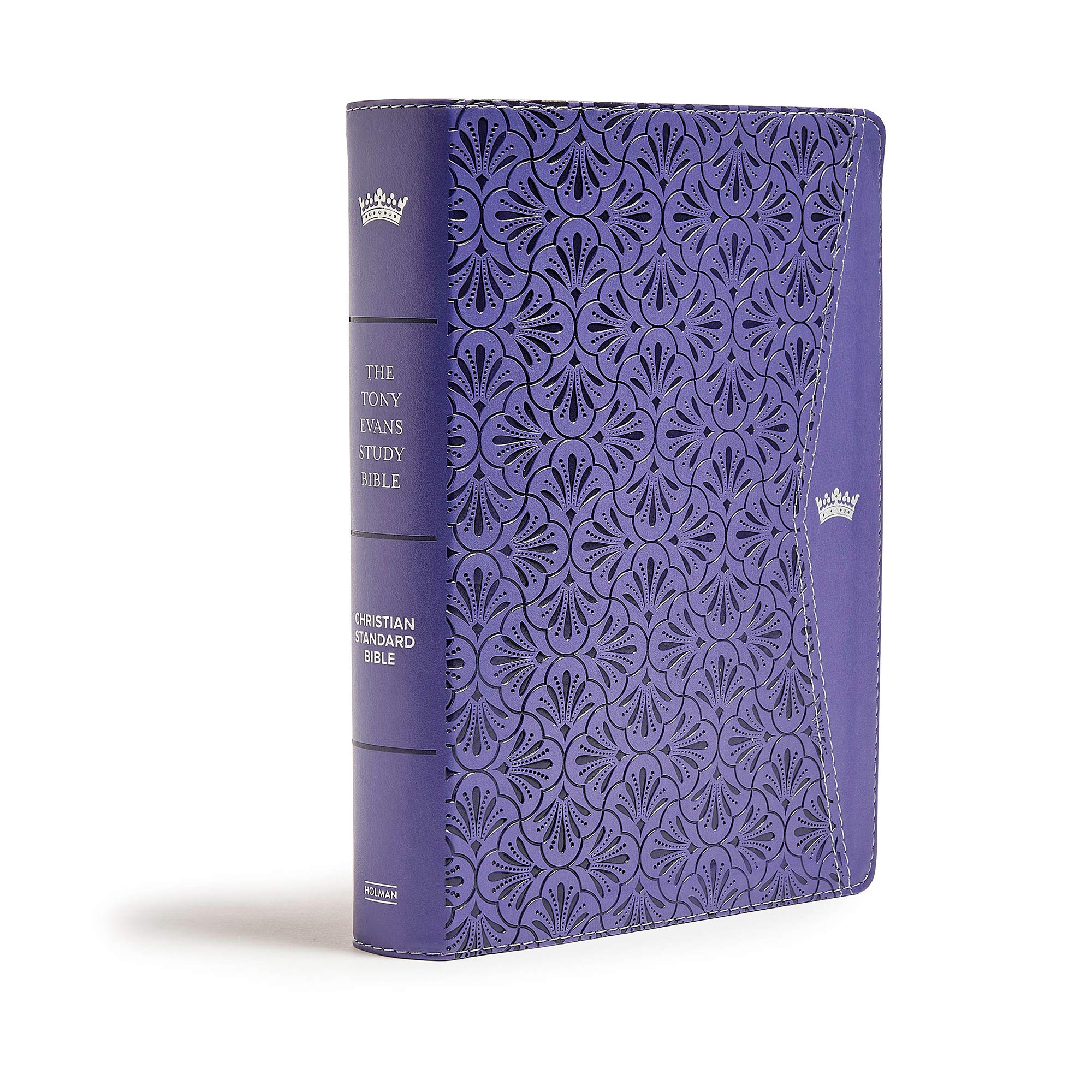 CSB Tony Evans Study Bible, Purple LeatherTouch, Black Letter, Study Notes and Commentary, Articles, Videos, Charts, Easy-to-Read Bible Serif Type CSB Tony Evans Study Bible, Purple LeatherTouch, Black Letter, Study Notes and Commentary, Articles, Videos, Charts, Easy-to-Read Bible Serif Type Imitation Leather