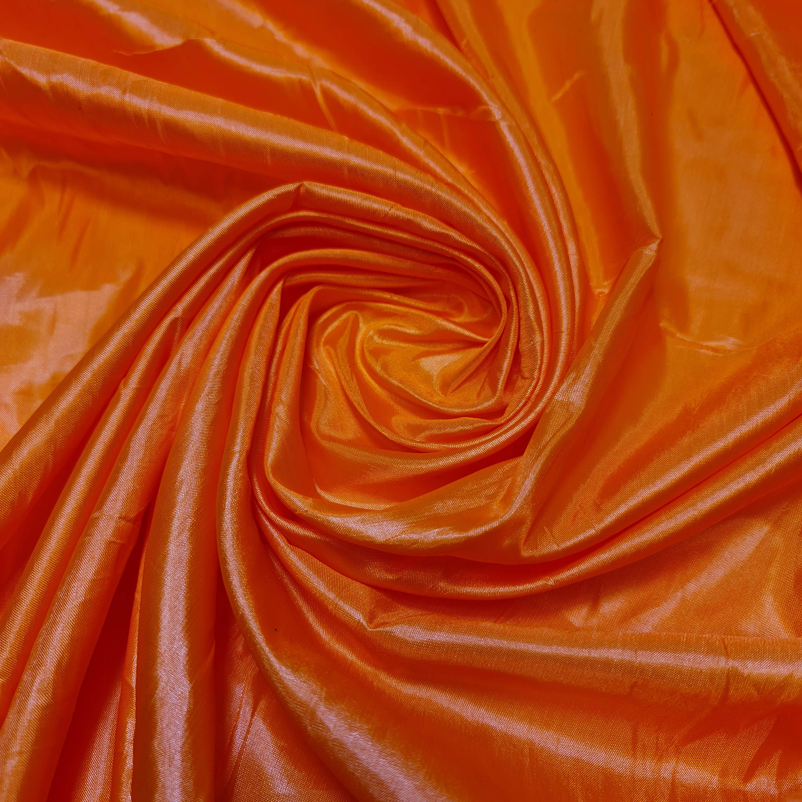 Habotai Dress Skirt Jacket Anti Static Lining Decor Fabric 150cm STH Available in 45 Colours (NEON Orange, 2 Meter)