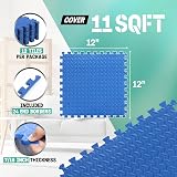 Yes4All EVA Interlocking Mats Puzzle Floor Tiles Dark Oak Wood 1.02 m2 view 2