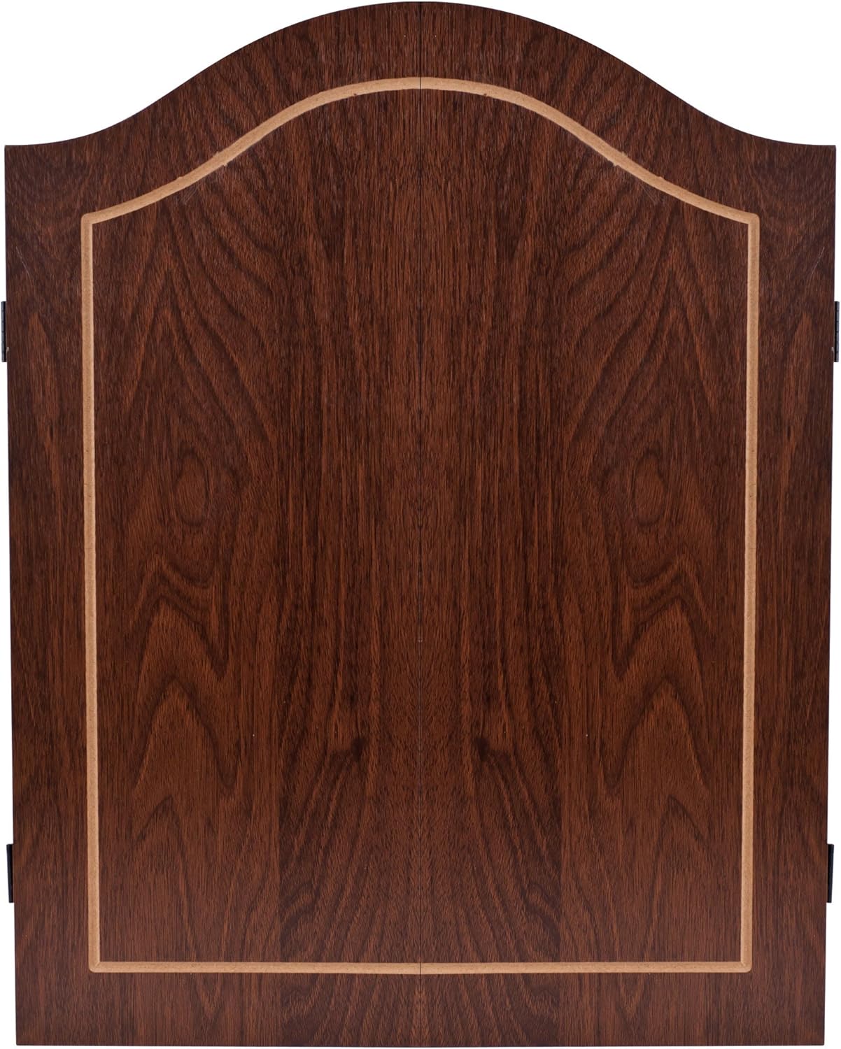 Trademark Gameroom Dartboard Cabinet Set with Realistic Walnut Finish : Dart Board : Sports & Outdoors