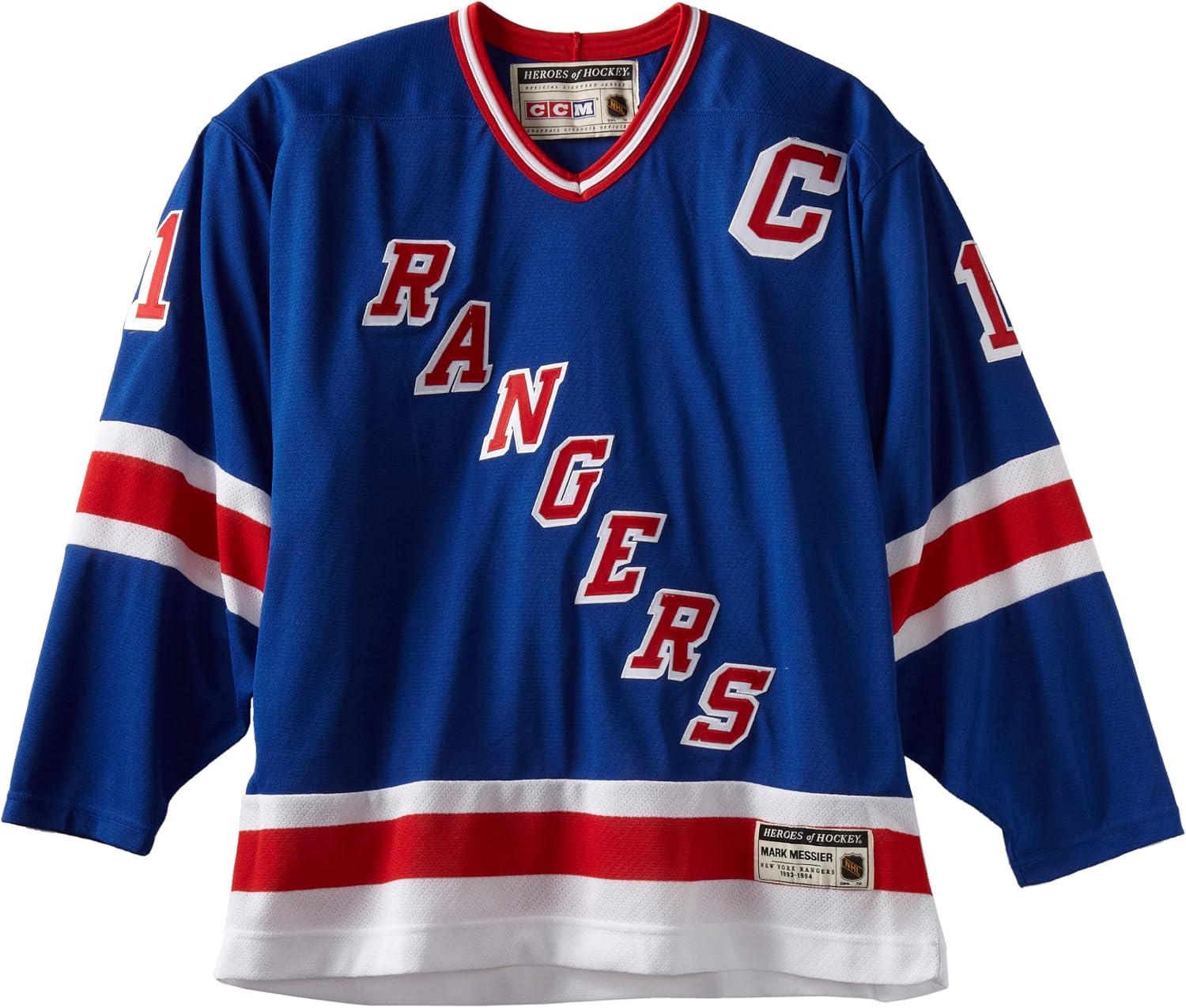 Maillot De Hockey Vintage New York Rangers Mark Messier #11 - Taille L - Années 90 - Occasion
