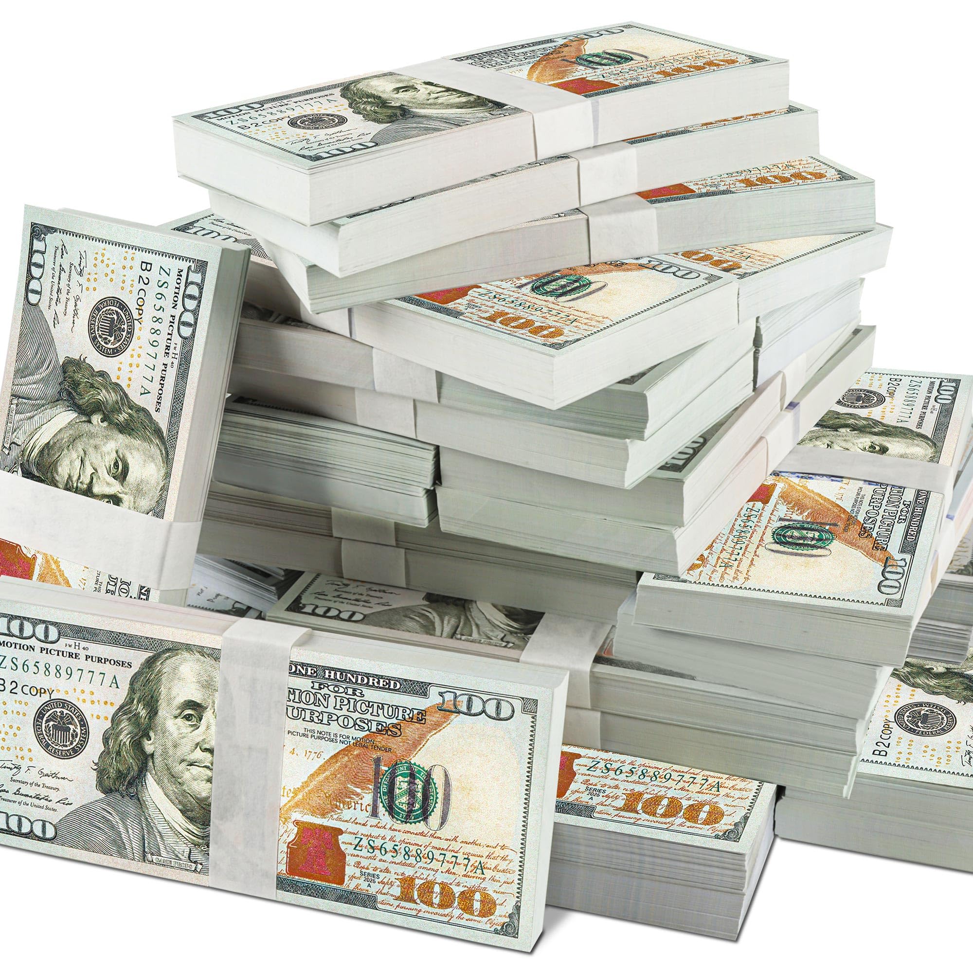 Photo 1 of 800 Pcs Fake Money Prop Money Play Money Movie Props, Education Preschool Learning Toy for Music Video, Stage Performance, Develops Early Math Skills, Preschool Math Games and Parties.