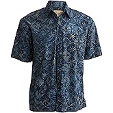 Johari West Venetian Stars Tropical Hawaiian Batik Shirt