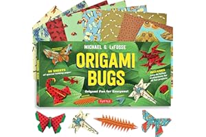Origami Bugs Kit: Origami Fun for Everyone!: Kit with 2 Origami Books, 20 Fun Projects and 98 Origami Papers: Great for Both 