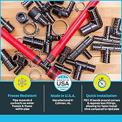 SharkBite 1 Inch x 100 Feet Red PEX-B, PEX Pipe