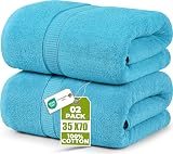 Utopia Towels Premium Jumbo Bath Sheet 90x180 cm Turquoise 8 Pack