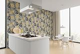 Arthouse Jungle Wall Wallpaper with Gold Highlights 10.05m x 0.53m view 4