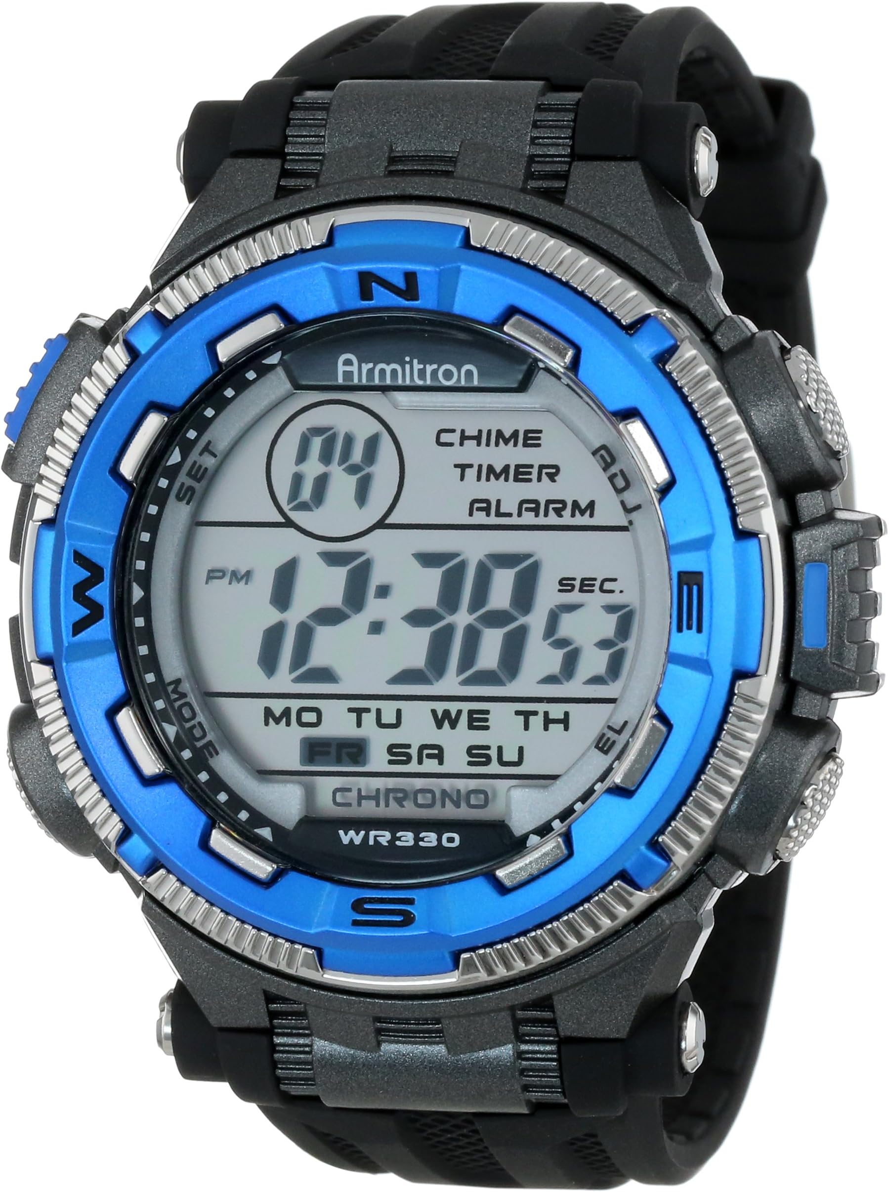 Armitron Sport Men's 40/8301 Digital Chronograph Resin Strap Watch