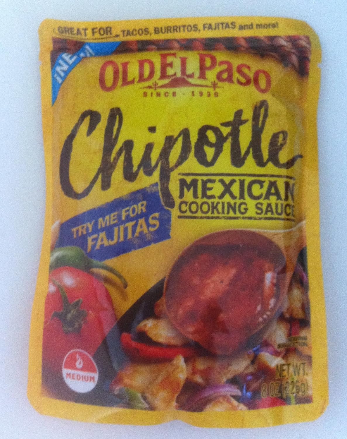 Old el paso mexican cooking sauce chipotle medium (046000435732)