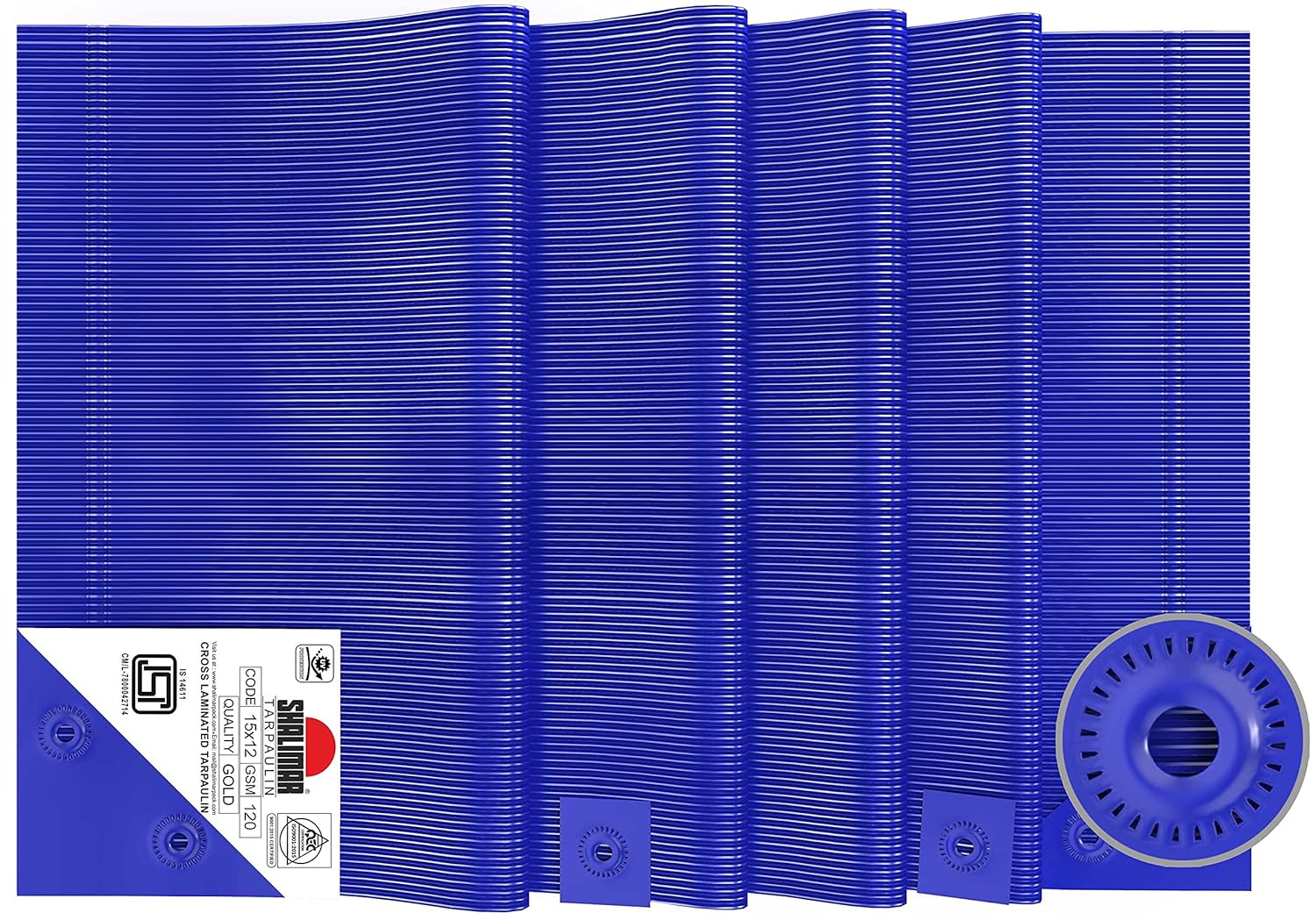 Shalimar Cross Laminated Tarpaulin / Tarp / Tirpal / Tadpatri 120 GSM