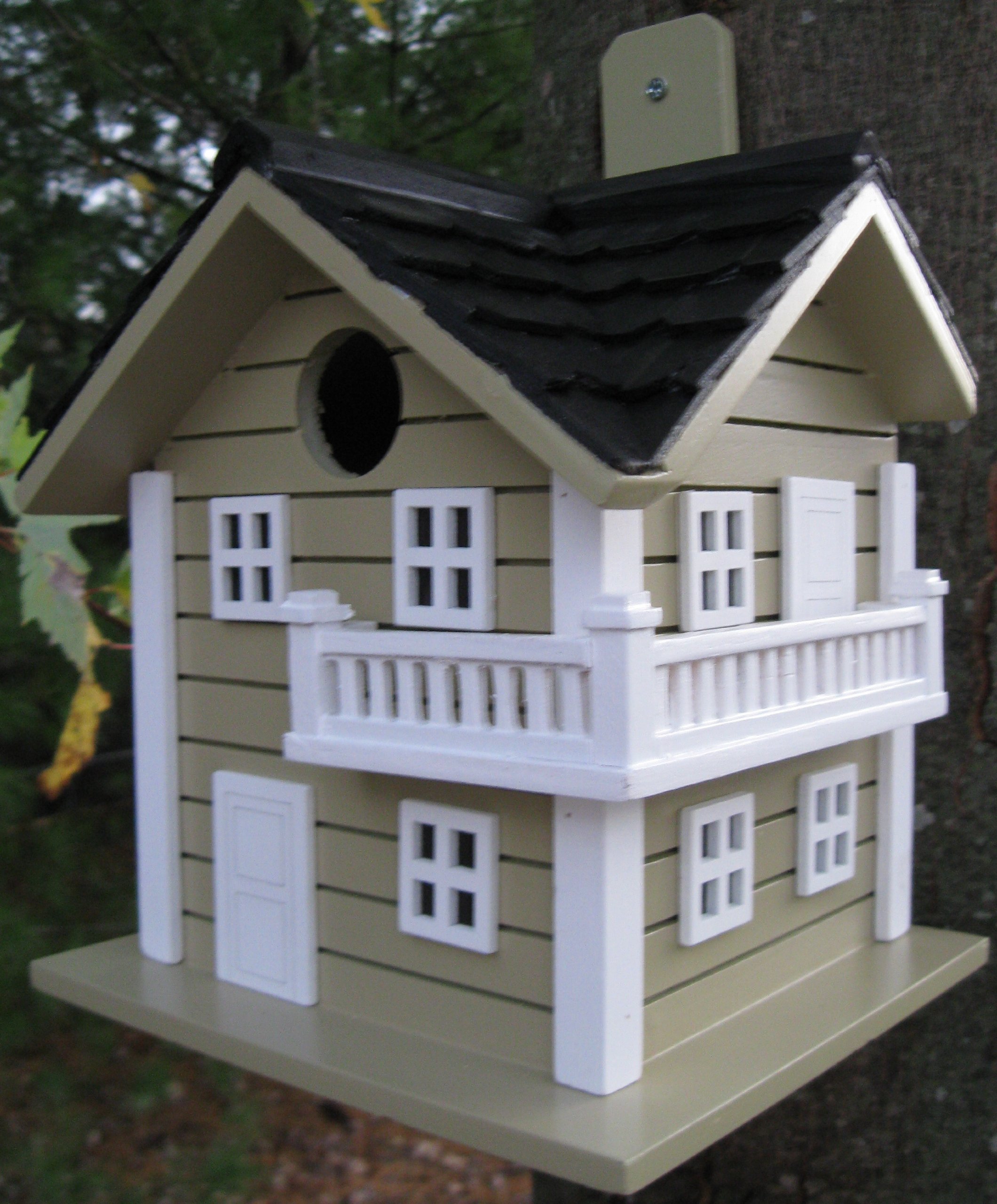 GARDEN BAZAARHB-9059GS Surf City Beach Bird House - Green